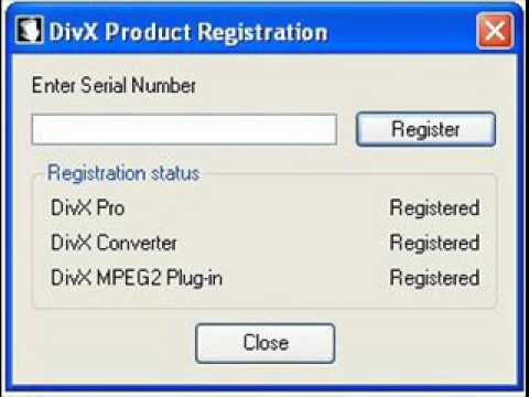 divx 10 serial key